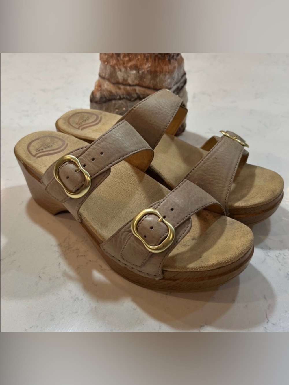 Dansko Sophie Sand Dollar Sandal EU Size 40 US Size 9.5-10